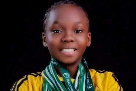 11 Year Old Igbo Girl Breaks Record, Wins Gold, Other Medals  in South Afreca